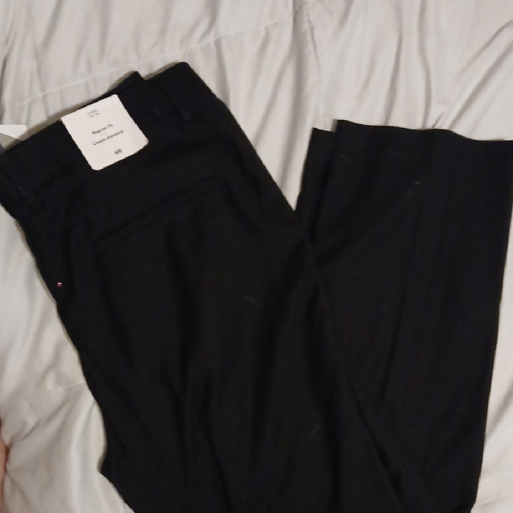 H&M Black Regular Fit Trousers